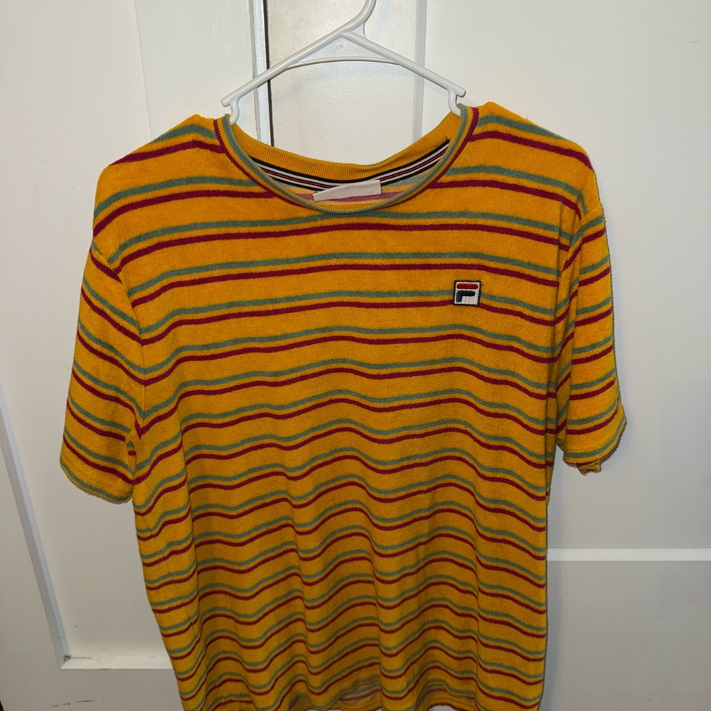 Striped Yellow and Red T-Shirt